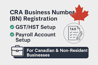 register your cra business number, gst hst, and payroll accounts with ease