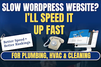 do wordpress speed optimization for home service websites