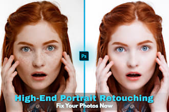 professionally retouch your portraits and headshots