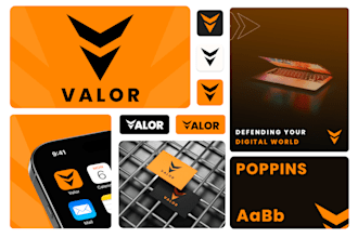 create business logo, brand identity design and full branding kit