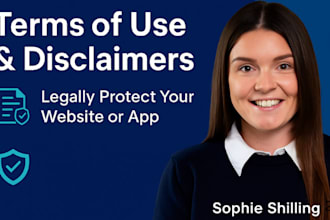 draft gdpr compliant privacy policy and terms of use for your website