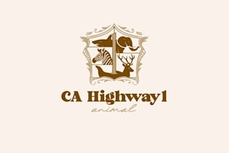 design retail shirt coastal resort logo