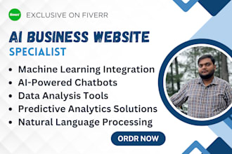 build mobile responsive, ecommerce, agency, and booking website using ai