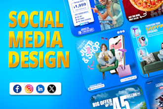design facebook post , istagram ads design and meta ad creatives