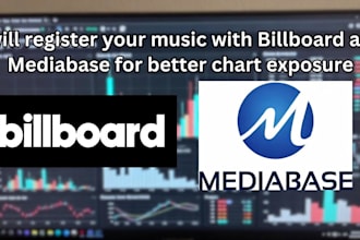 register your music with billboard and mediabase for better chart exposure