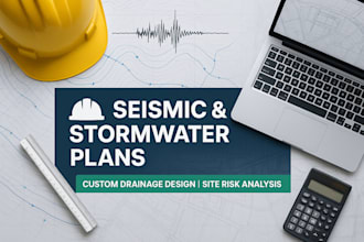 design stormwater drainage systems and provide seismic site analysis