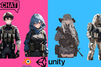 create and upload humanoid avatar anime avis furry avis femboy military avatar
