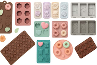 design custom silicone mold for candy, cake, chocolate, resin, soap stl and more