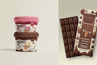 do chocolate, ice cream, candy, coffee, packaging, bar, label, logo, box design