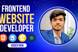 create frontend of your website