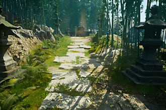 do realistic environments, terrain and game levels design unity or unreal engine