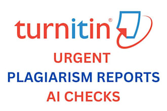 generate urgent plagiarism reports and ai checks for your documents