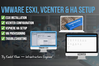 install, configure, and fix vmware esxi, vcenter, and vsphere issues