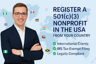 do 501c3 nonprofit registration in the USA from your country