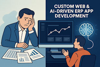 develop robust custom web app and ai driven erp applications with custom apis