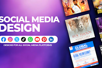 design creative social media posts