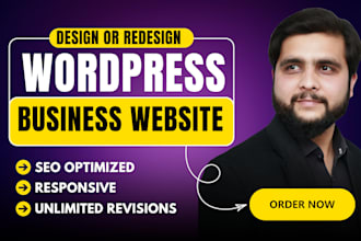 design or redesign business, restaurant, or photography website