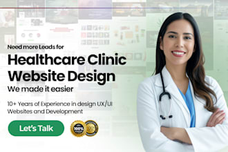 design best medical, doctor, dentist, plastic surgery, med spa website with SEO