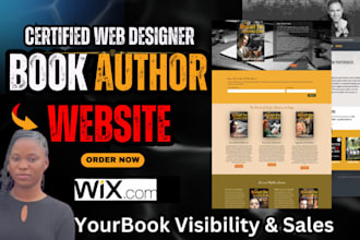 design author website, book website, and book landing page for you