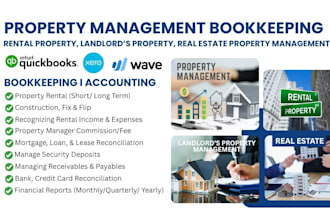 do real estate, airbnb, and property management bookkeeping