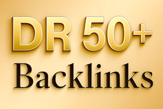do an ahrefs DR 50 contextual backlinks