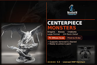3d print your tabletop miniatures and terrain in resin or fdm