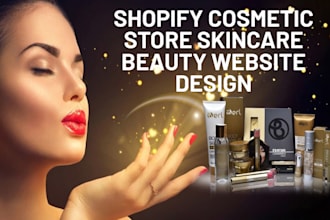 build shopify skincare website beauty website shopify cosmetics store hair care