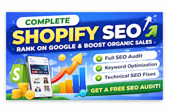do complete shopify SEO for google ranking and organic sales