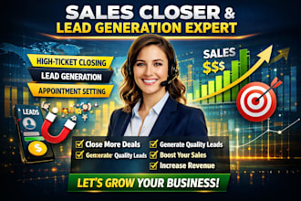 salesperson sales agent sales representative sales closer and leads generation
