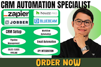 setup autodesk clockshark jobber automation houzzpro bluebeam zapier integration