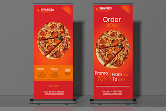 design roll up banner, retractable, pull up banner