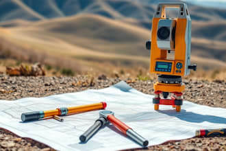 make topographic survey, land surveying map, contours map, from point topo data