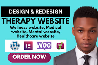 therapy website, wellness website, medical website, mental website, healthcare