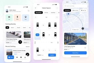 build automated car lot app, eld app, fleet management app, telematic iot app