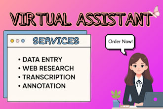 do accurate data entry, transcription, web research, and text annotation