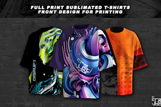custom sublimation tshirt layouts for streetwear