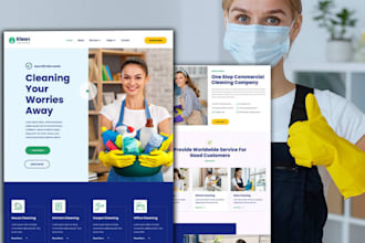 build commercial cleaning website
