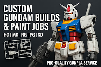 build and custom paint your gundam model kit professionally