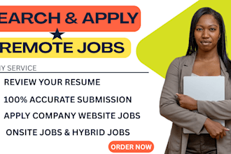 search and apply remote job applications or find online jobs