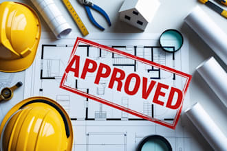 review and stamp as licensed civil structural engineer in virginia and georgia