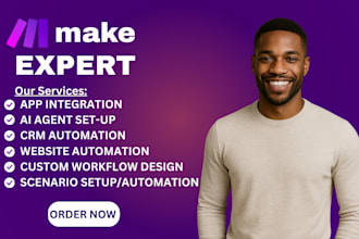 setup make com automation made com scenario make com expert