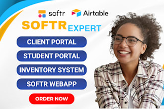 build softr, portal, client portal, job portal, softr portal as a softr expert