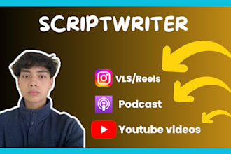 help you grow your podcast or youtube channel with custom niche focused scripts