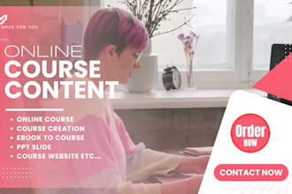 do course curriculum, online course creation ebook online course training plan