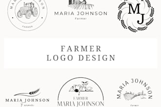design agriculture farm lawn care landscape irrigation garden logo