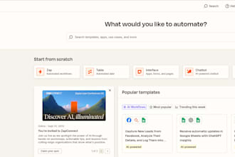 build an n8n and zapier agents automation flow and notion templates