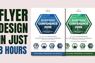 create a stunning custom flyer design for your business