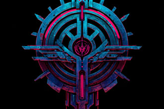 create a custom cyberpunk or y2k logo design