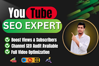 do youtube SEO services for your yt channel videos