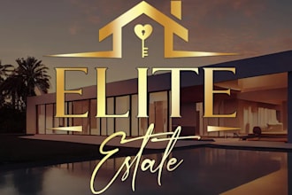 design real estate, construction, property, handyman, logo design
